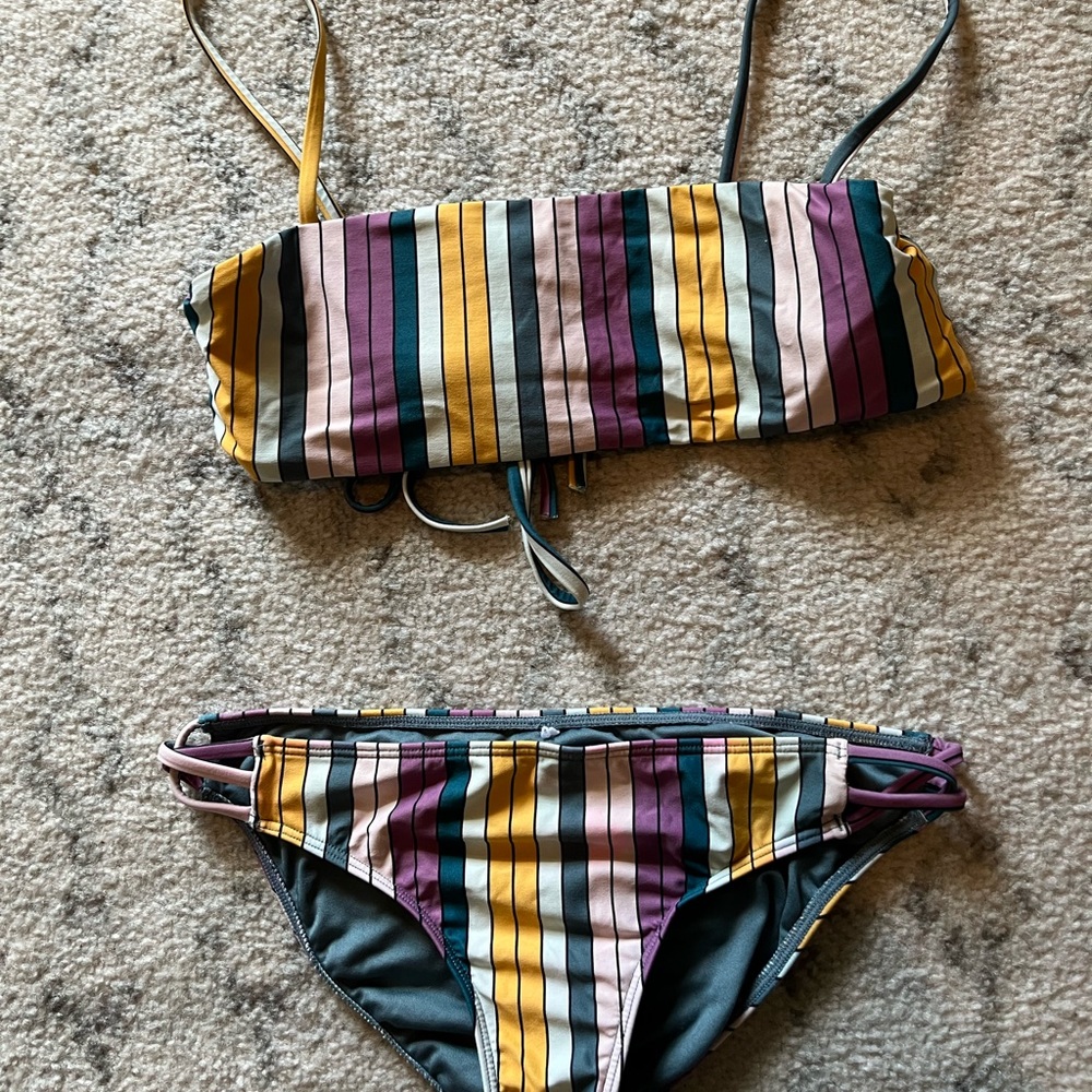 Striped bikini